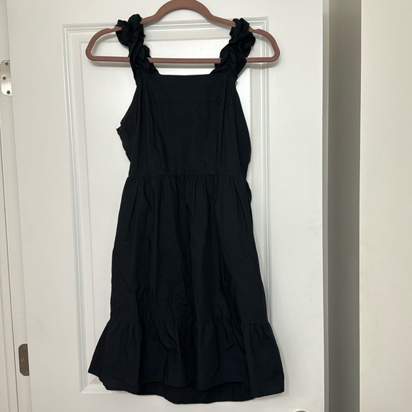 Who What Wear Women’s Ruffle Bow Tie Open Back Dress Size Small - Picture 2 of 8